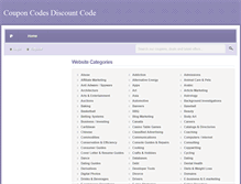 Tablet Screenshot of couponcodesdiscountcode.com